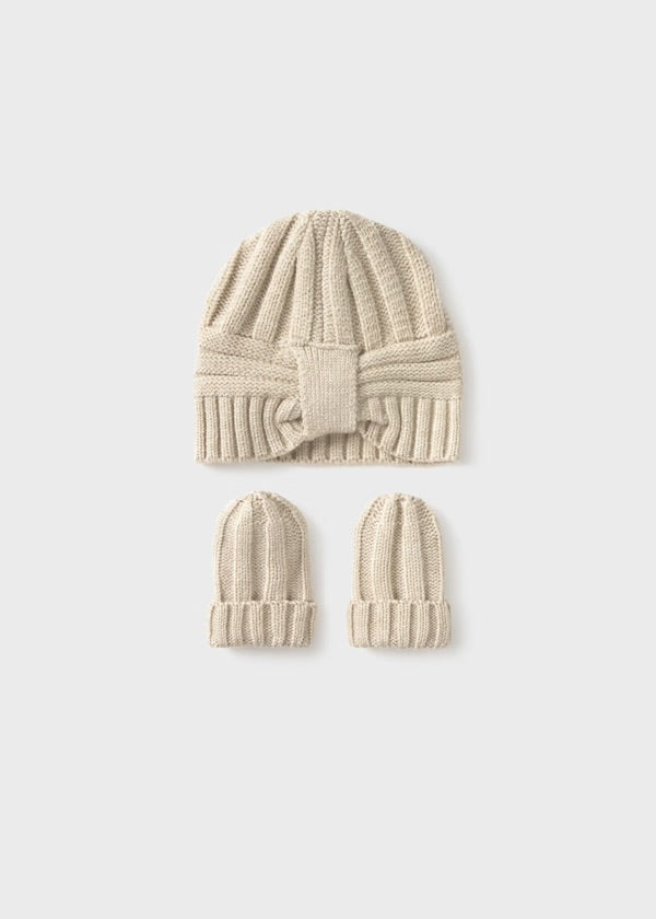 Completo cappello e muffole