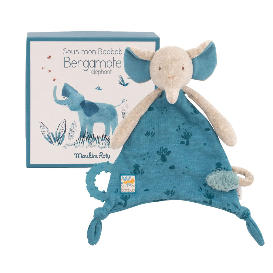 Doudou elefante con scatola