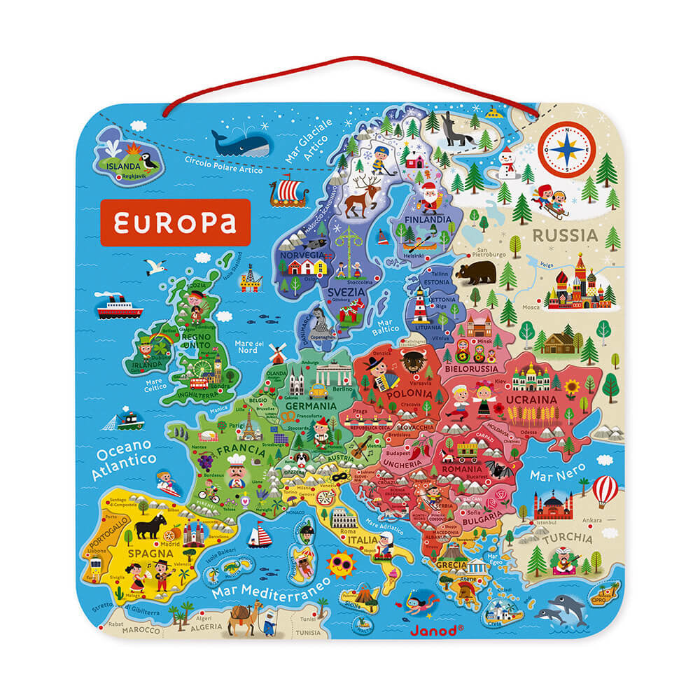 Mappa Magnetica Dell'Europa