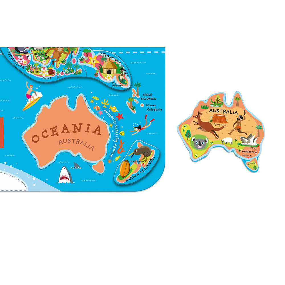 Puzzle Magnetico del Mondo