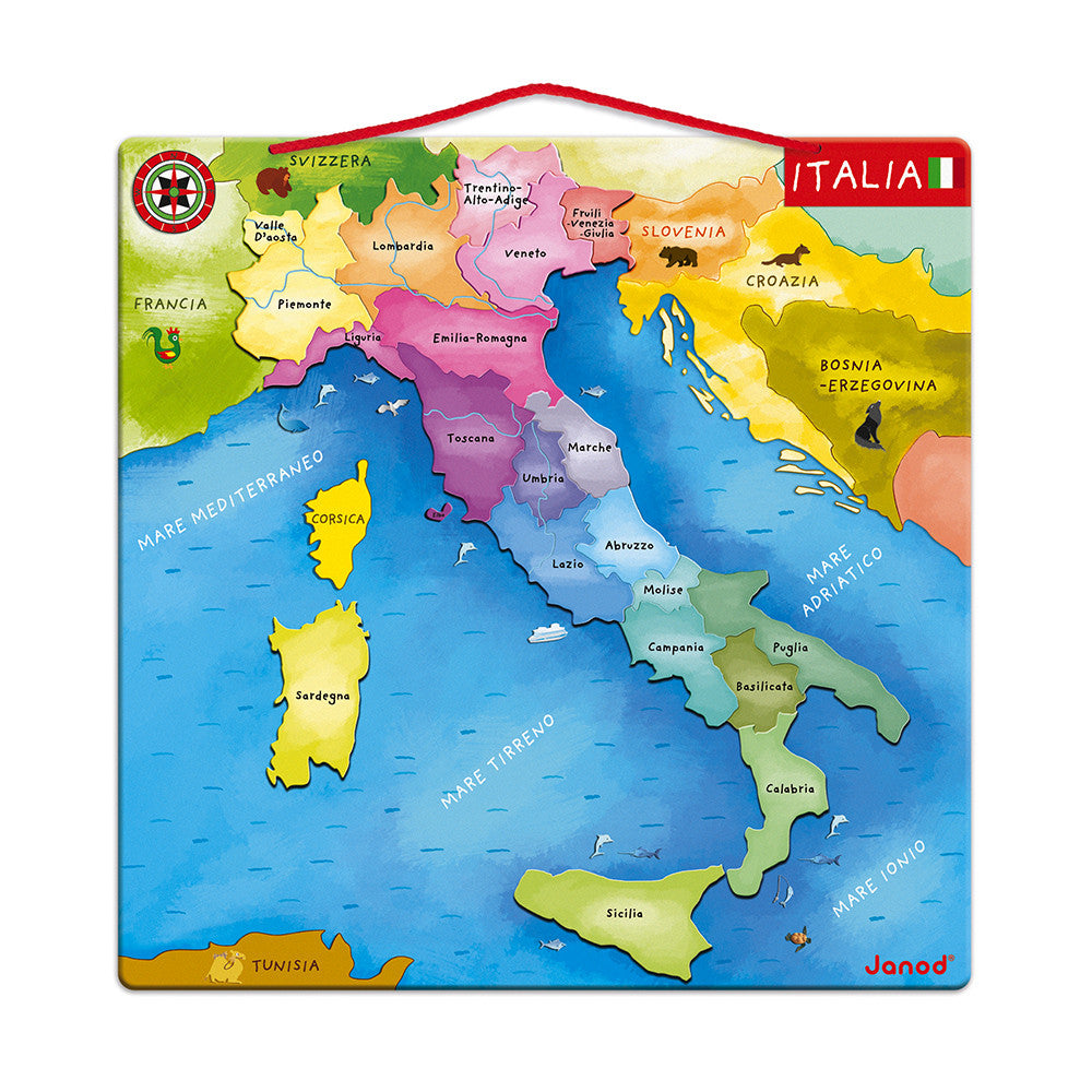 Mappa d'Italia Magnetica