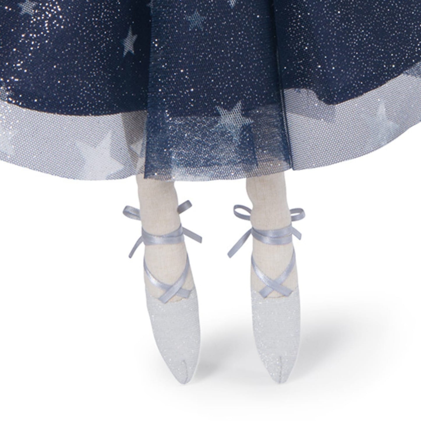 Fatina incantata grande in stoffa blu