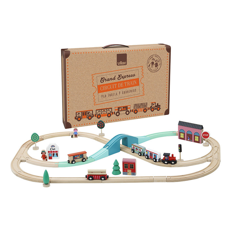 Pista trenino in legno