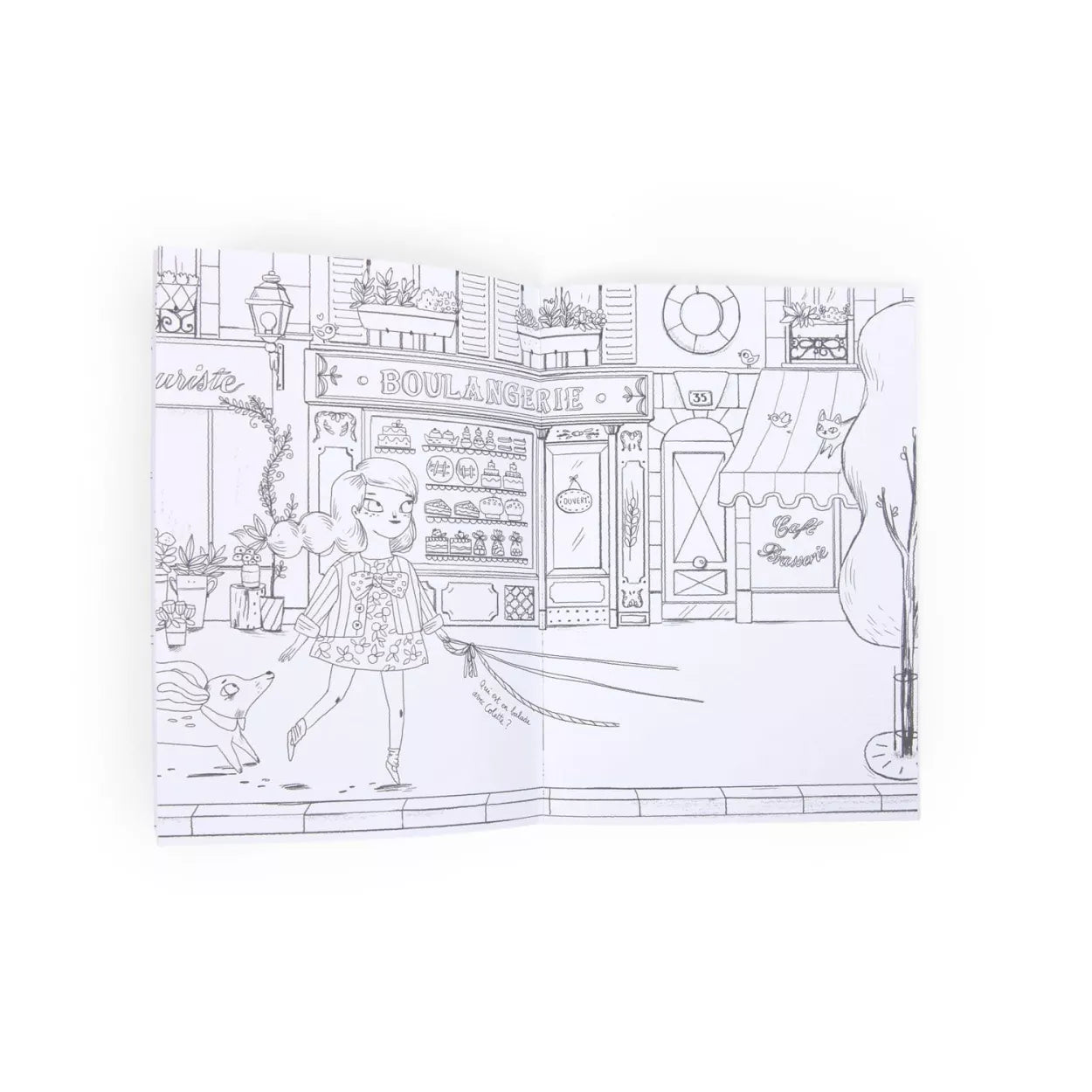 Libro da colorare Les Parisiennes
