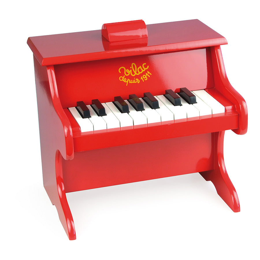 Pianoforte rosso in legno