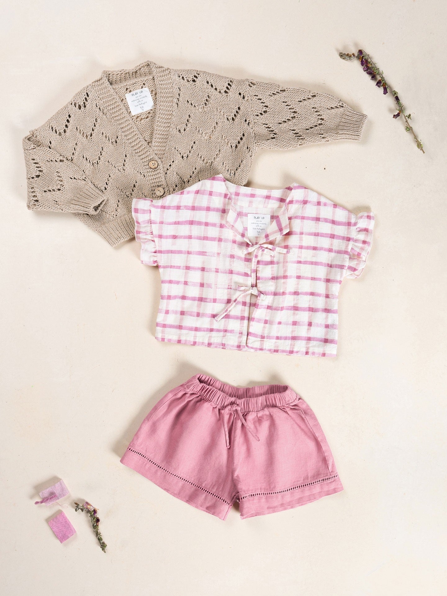Camicia con stampa a quadri