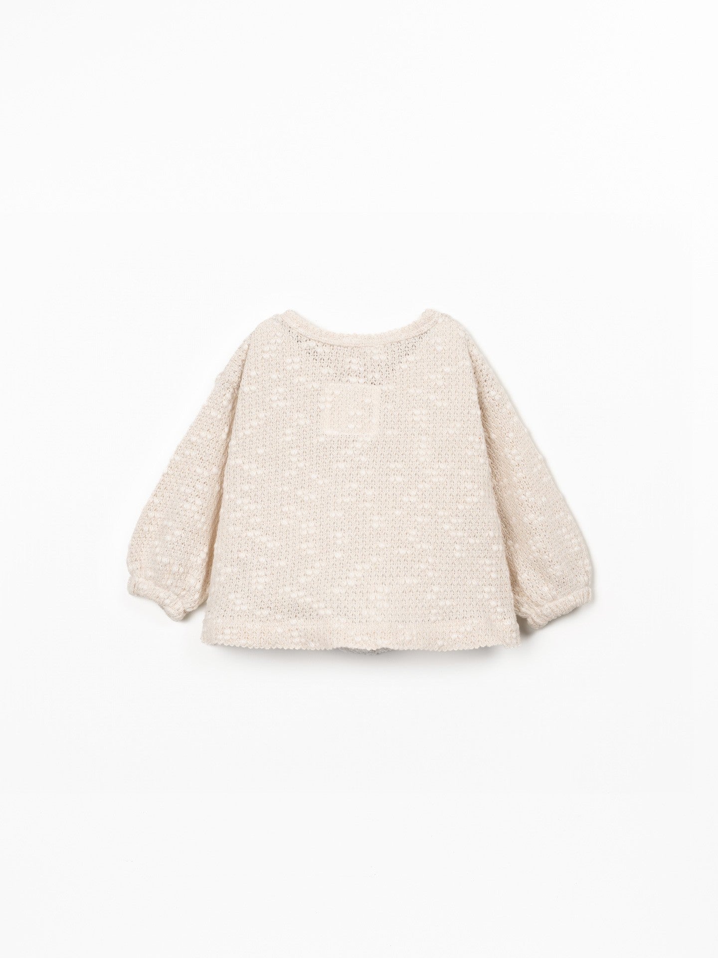Giacca in maglia con bottoni in cocco