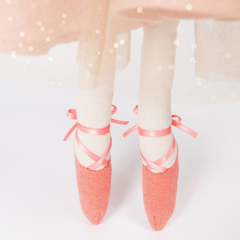 Fatina incantata grande in stoffa rosa