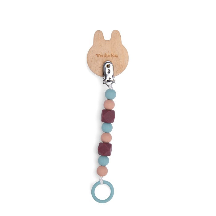 Clip porta-ciuccio coniglio