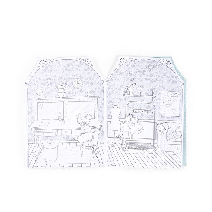 Quaderno da colorare con 170 stickers