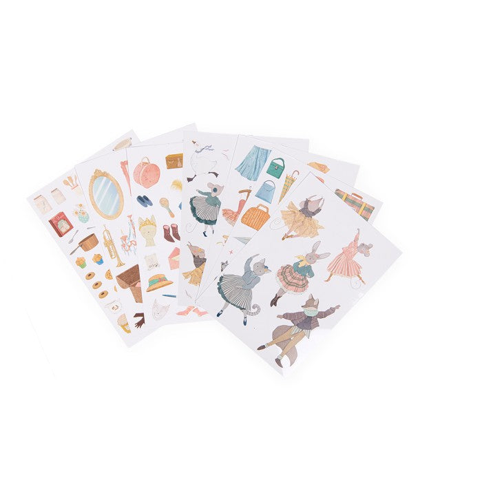 Quaderno da colorare con 170 stickers