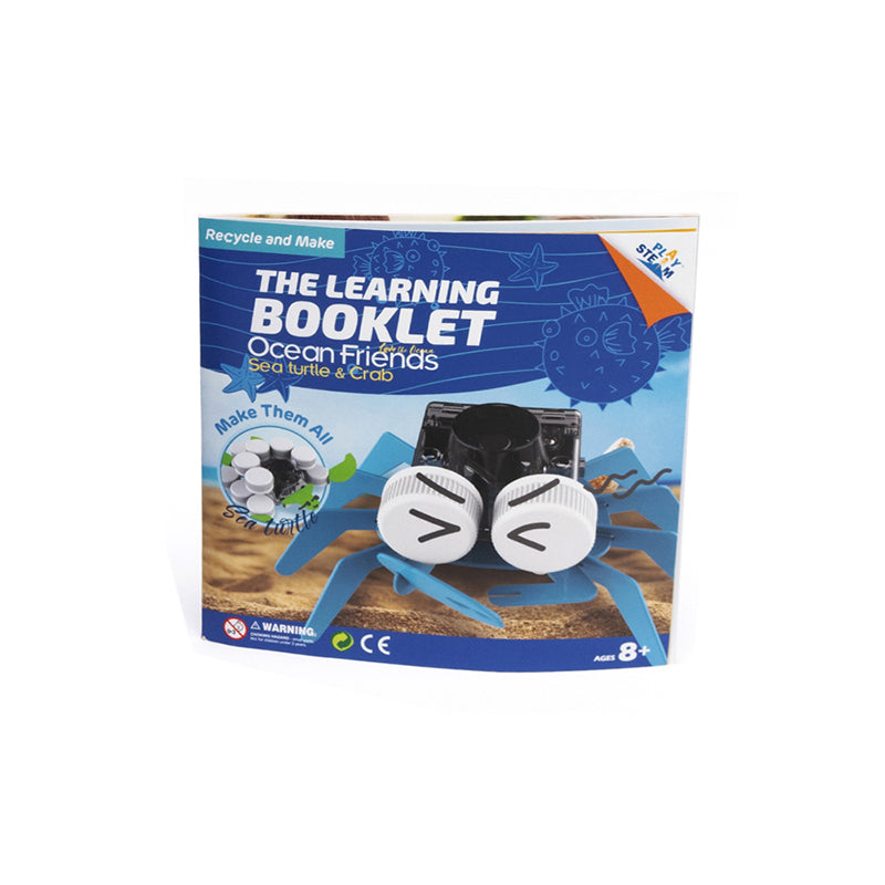 Ocean friends, sea turtle & crab