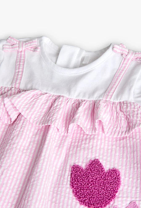 Vestito popeline a righe