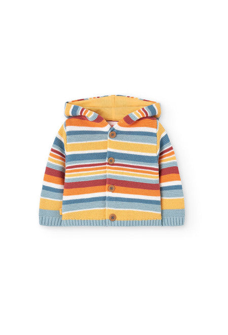 Giacchetta tricot a righe