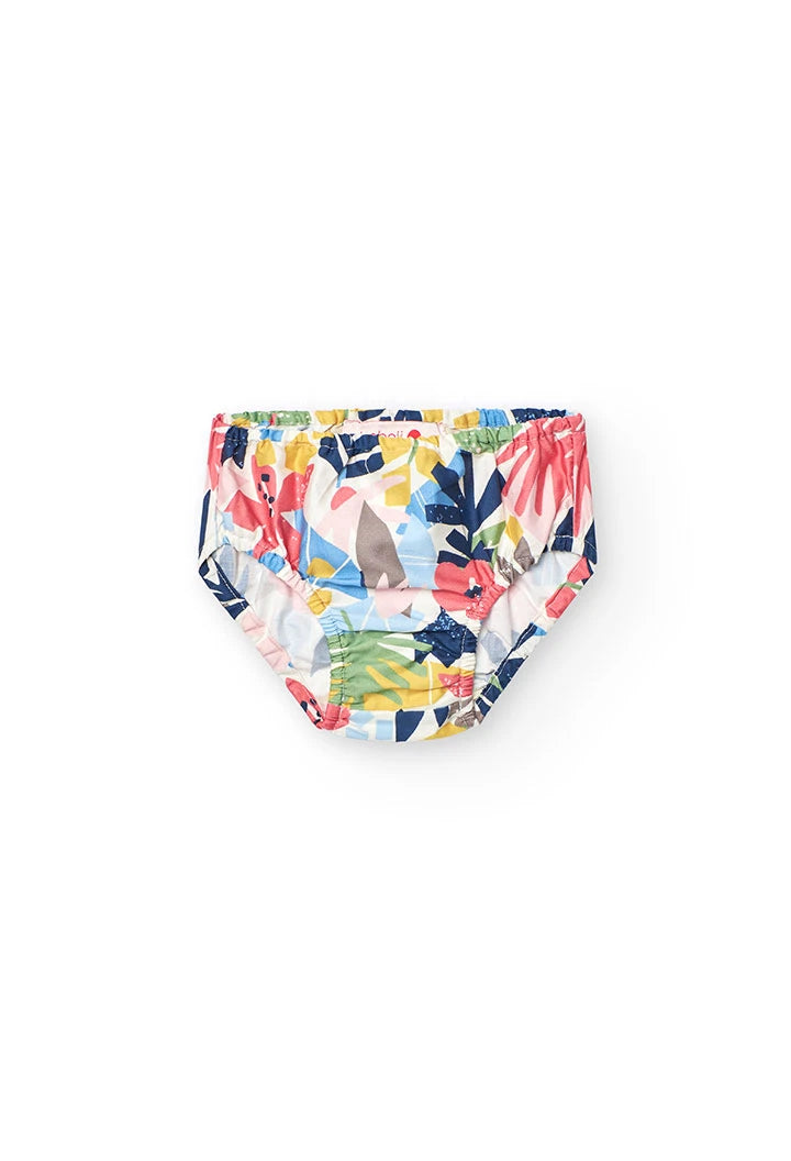 Vestito satin con fiori