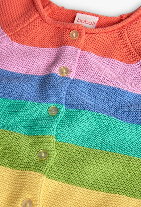 Giacchetta tricot "arcobaleno"