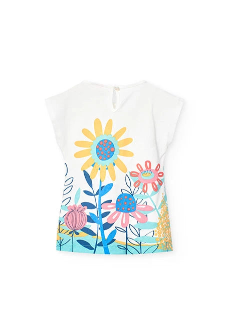Vestito jersey fiori