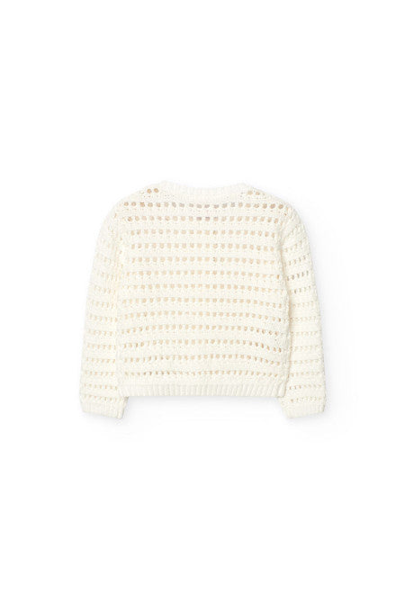 Giacchetta tricot traforata