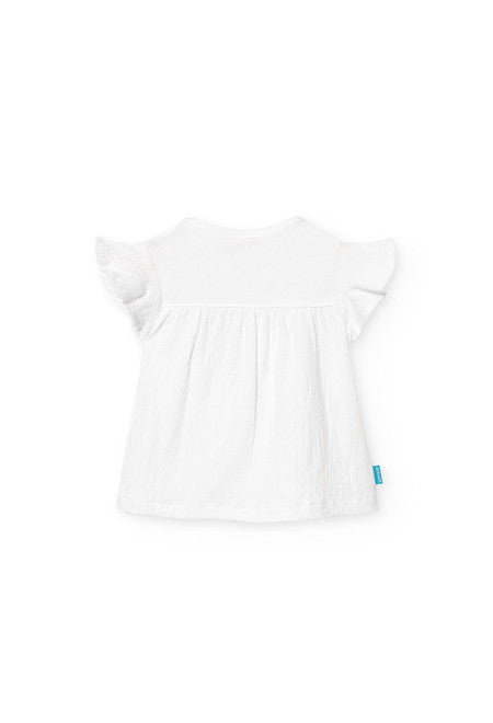 Maglietta jersey "fiori"