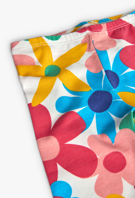 Leggings con fiori