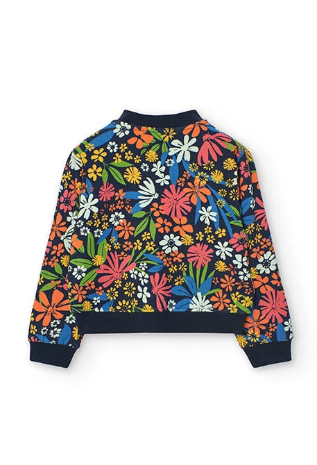 Giacca bomber a fiori