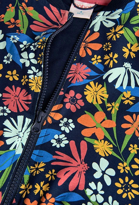 Giacca bomber a fiori