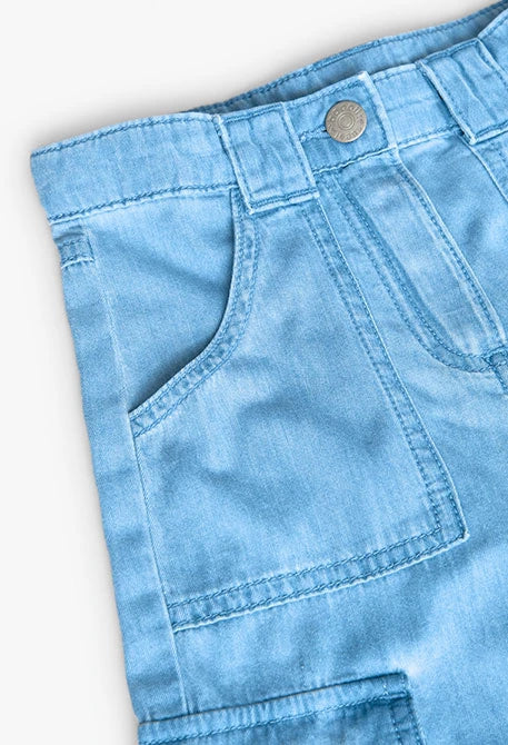 Pantalone cargo denim