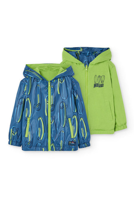Parka in tessuto tecnico reversibile
