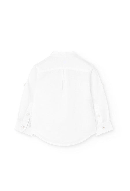 Camicia lino manica lunga