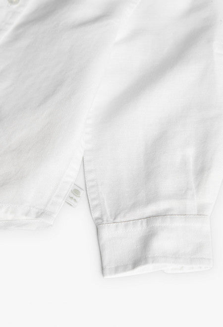 Camicia lino manica lunga