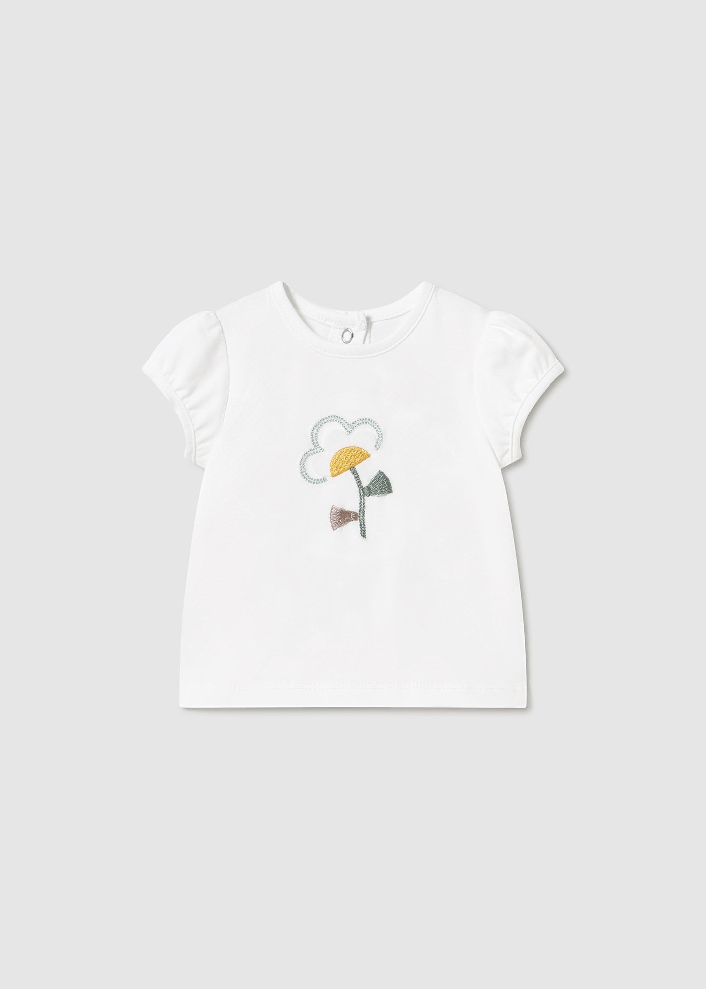 Tuta con maglietta fiori
