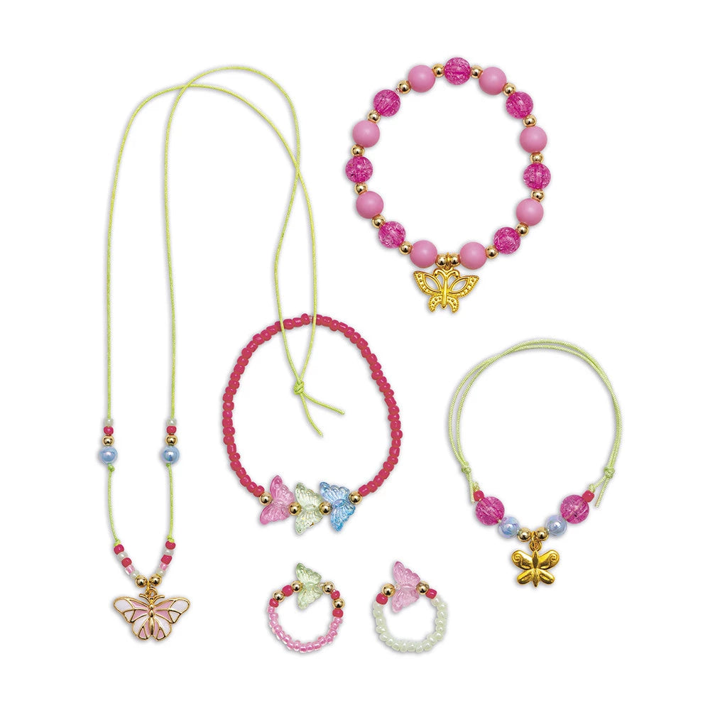 6 graziosi gioielli a forma di farfalla Magic Fairies