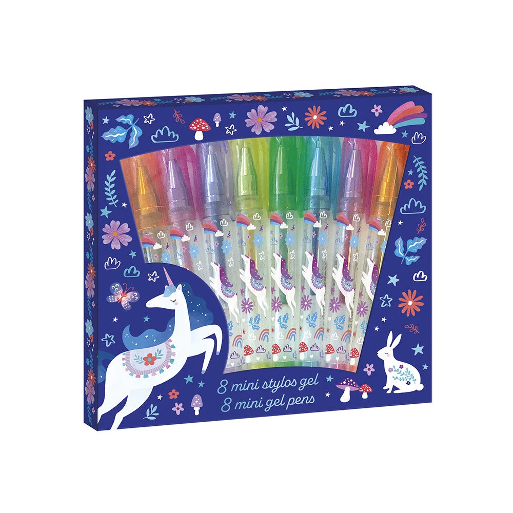 Mini penne gel glitterate