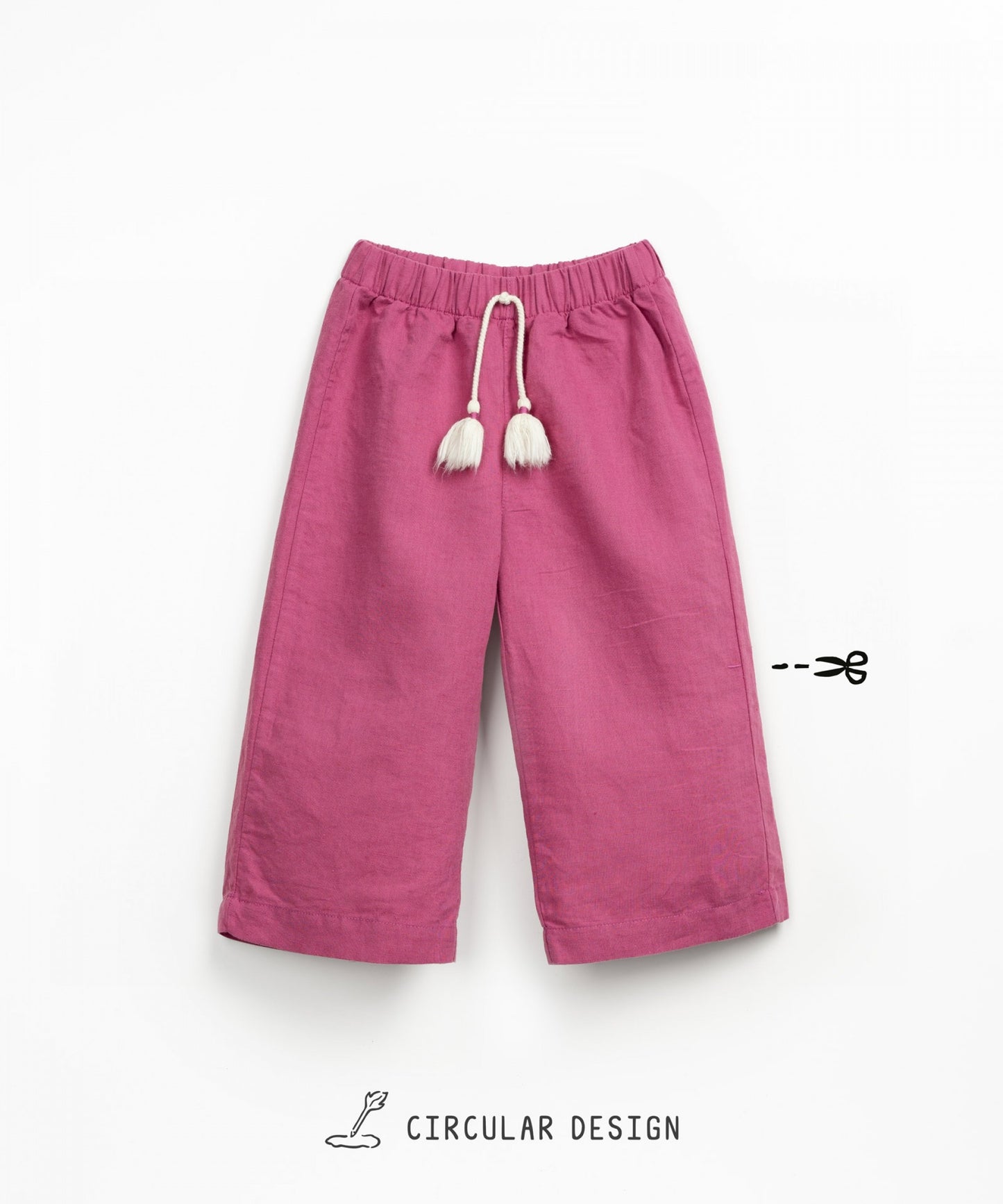 Pantalone largo con cordoncino