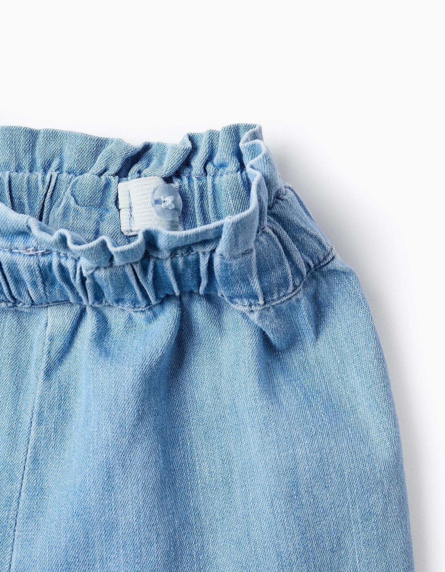 Pantaloni in denim gamba larga