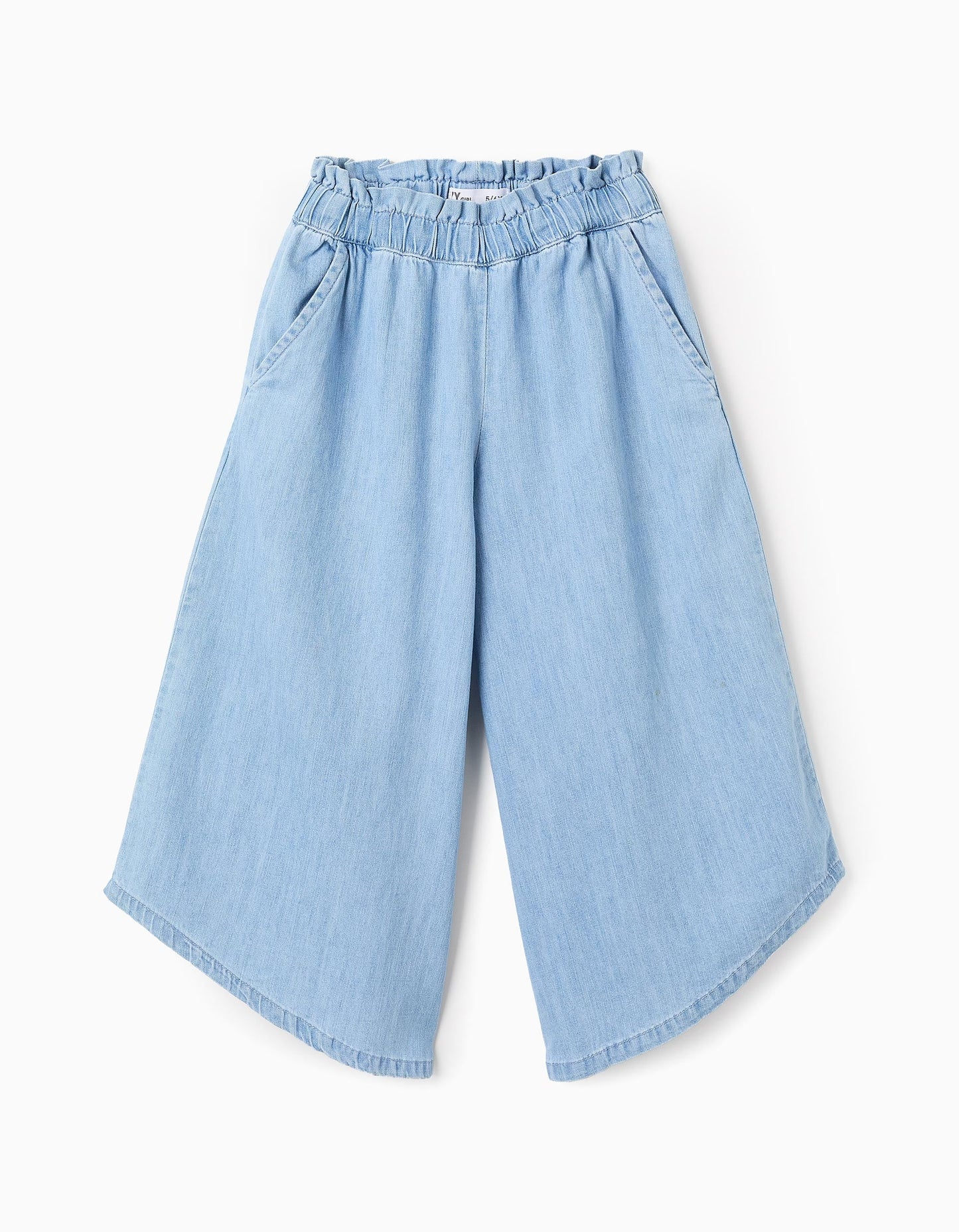 Pantaloni in denim gamba larga