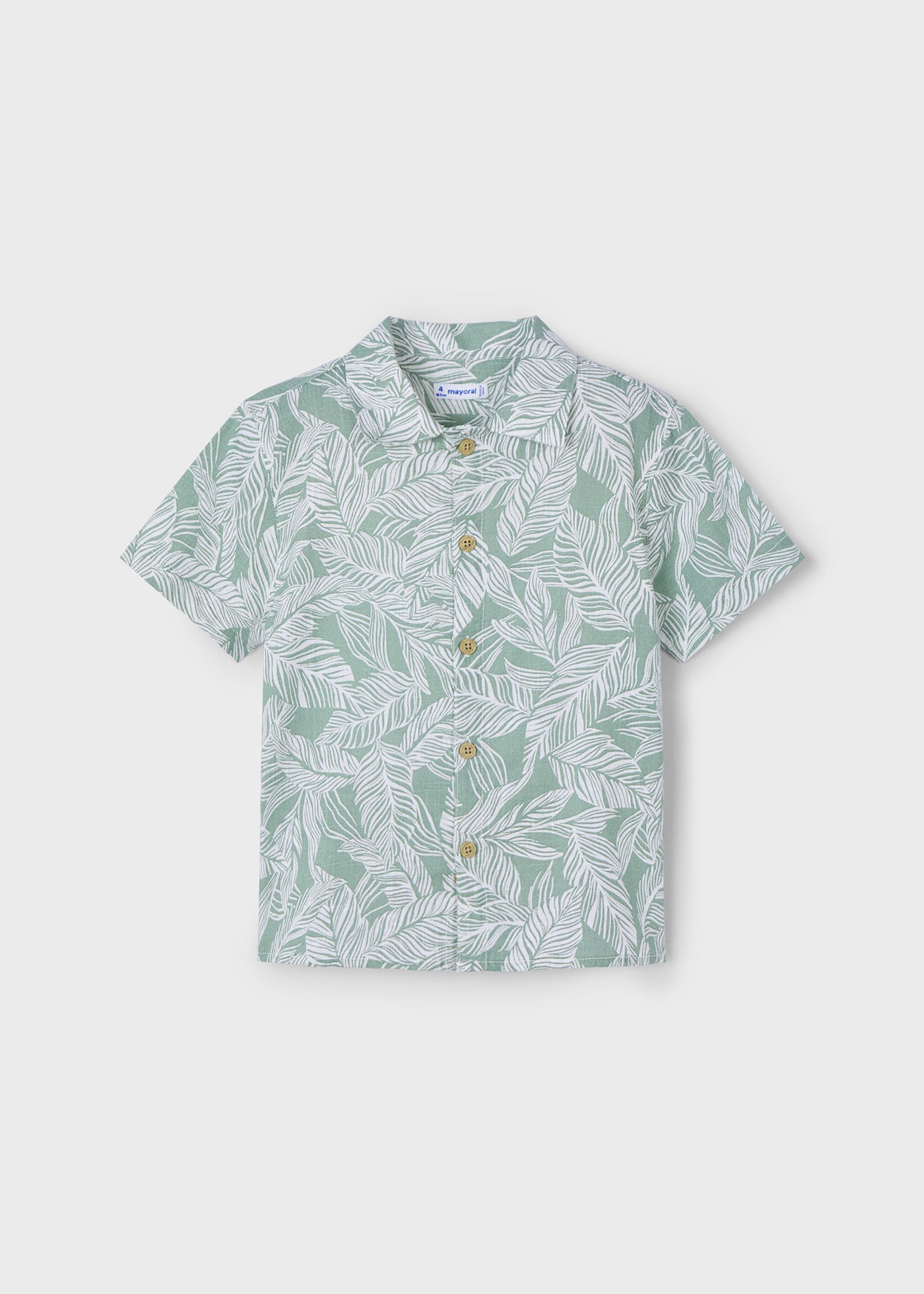 Camicia tropical maniche corte