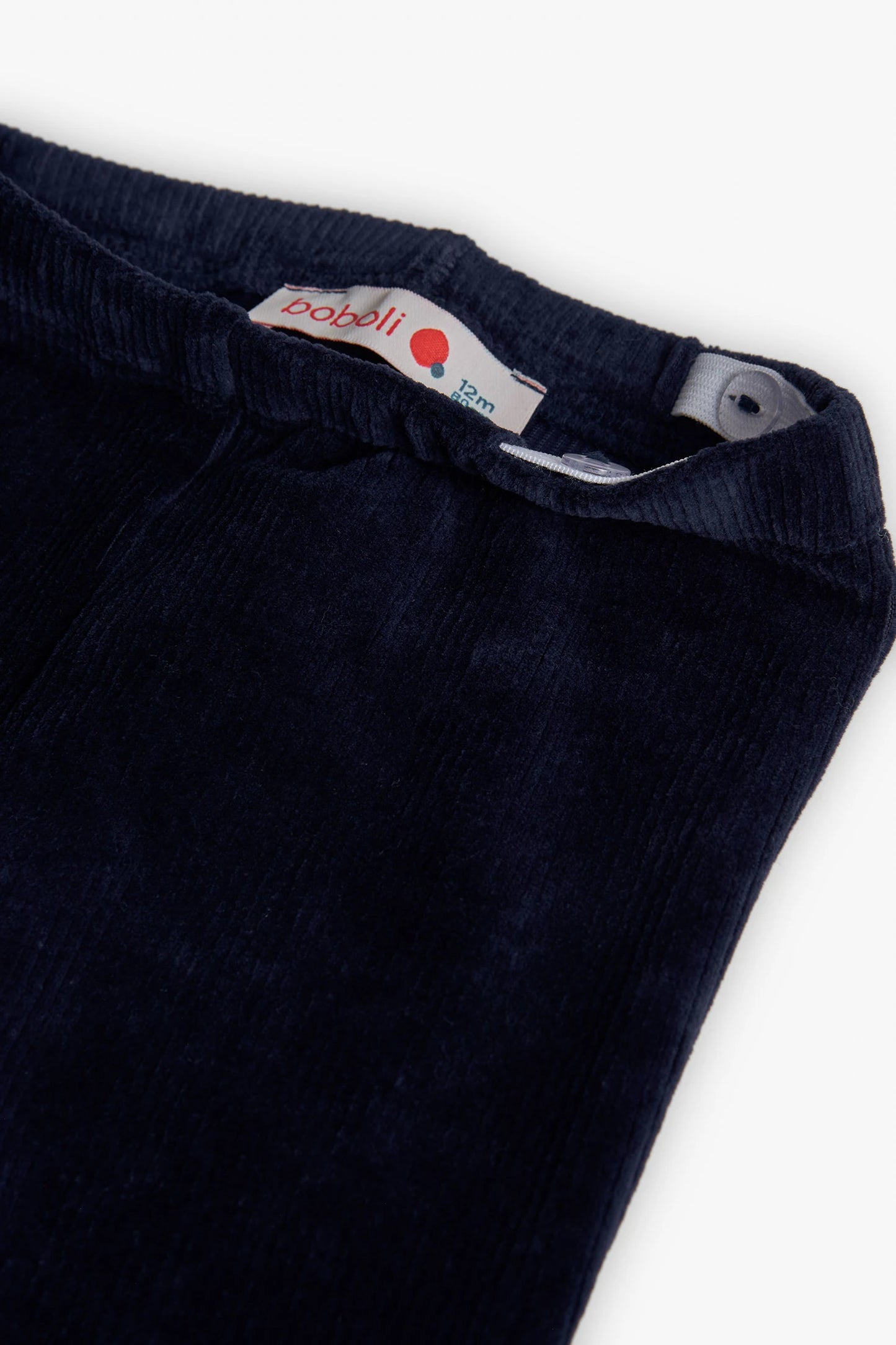 Leggings blu in velluto