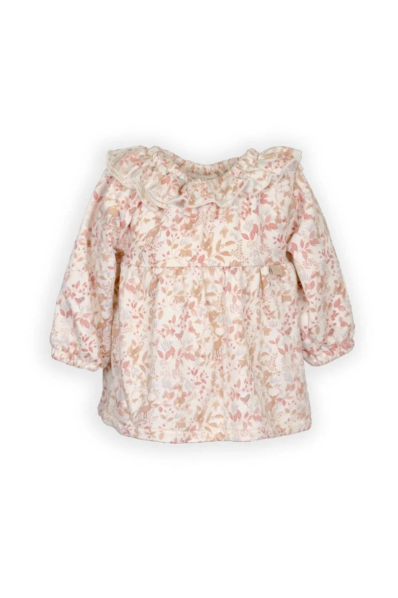 Vestito ampio con colletto