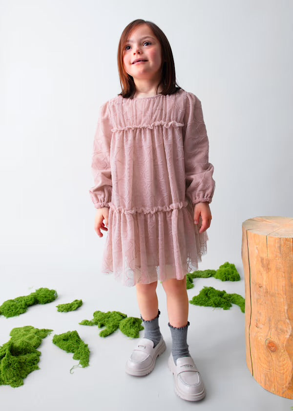 Vestito tulle fantasia