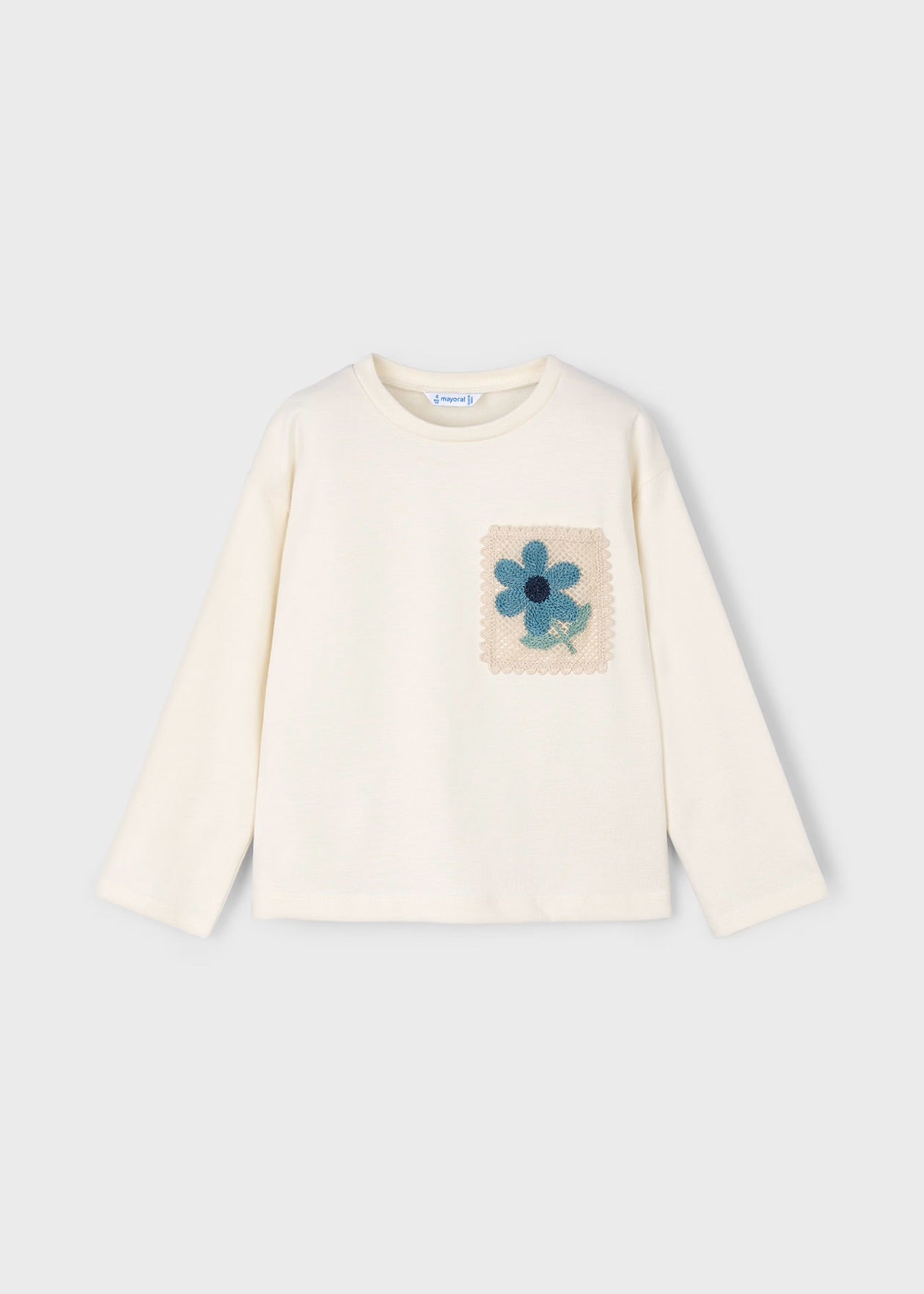 Maglietta con tasca crochet