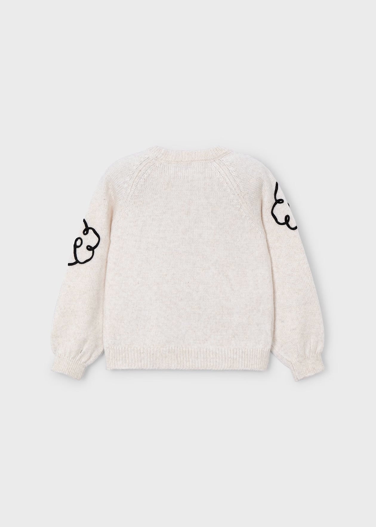 Maglione con fiori