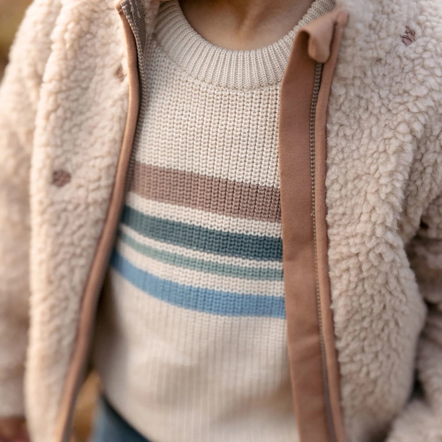 Maglione a righe