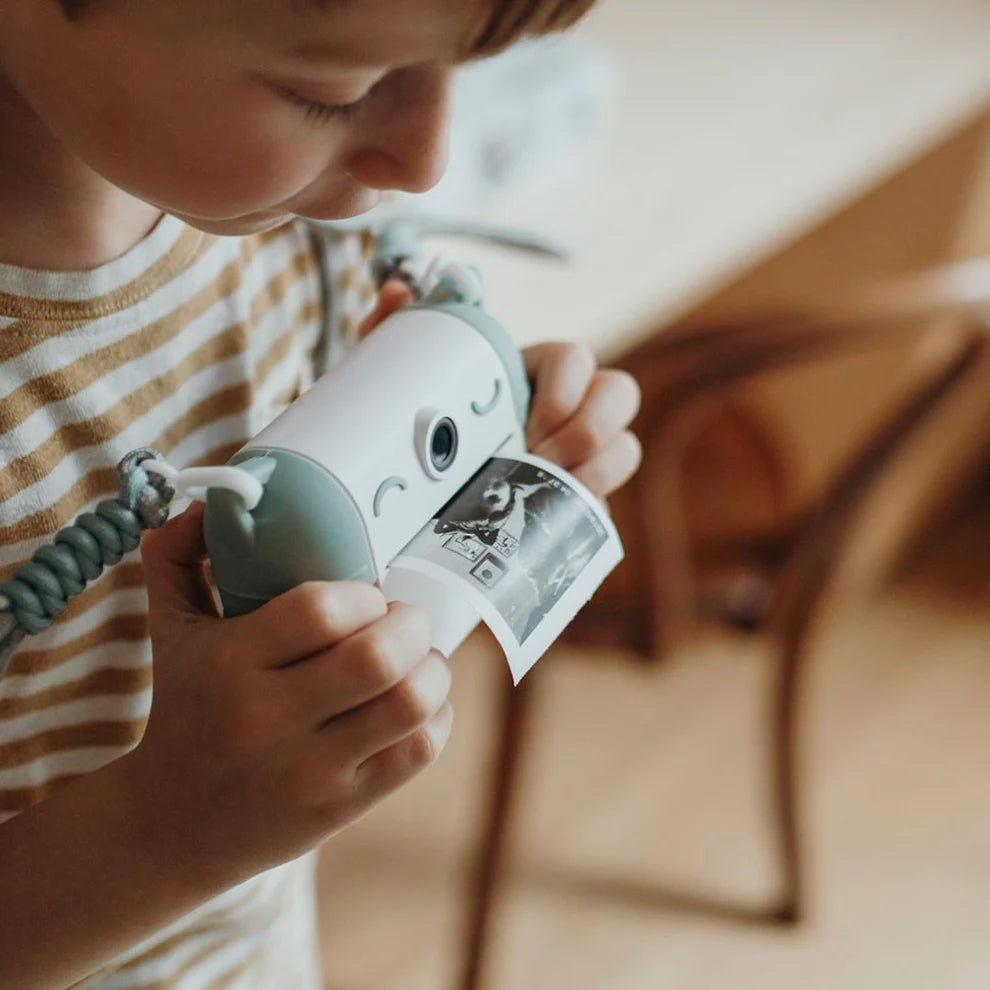 Macchinetta fotografica con stampante