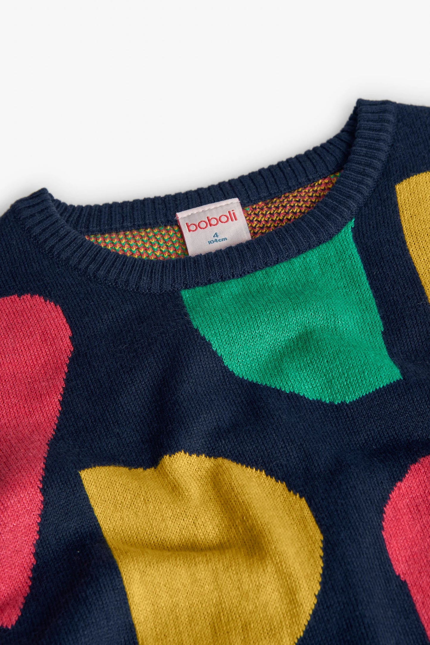 Vestito in maglia geometria