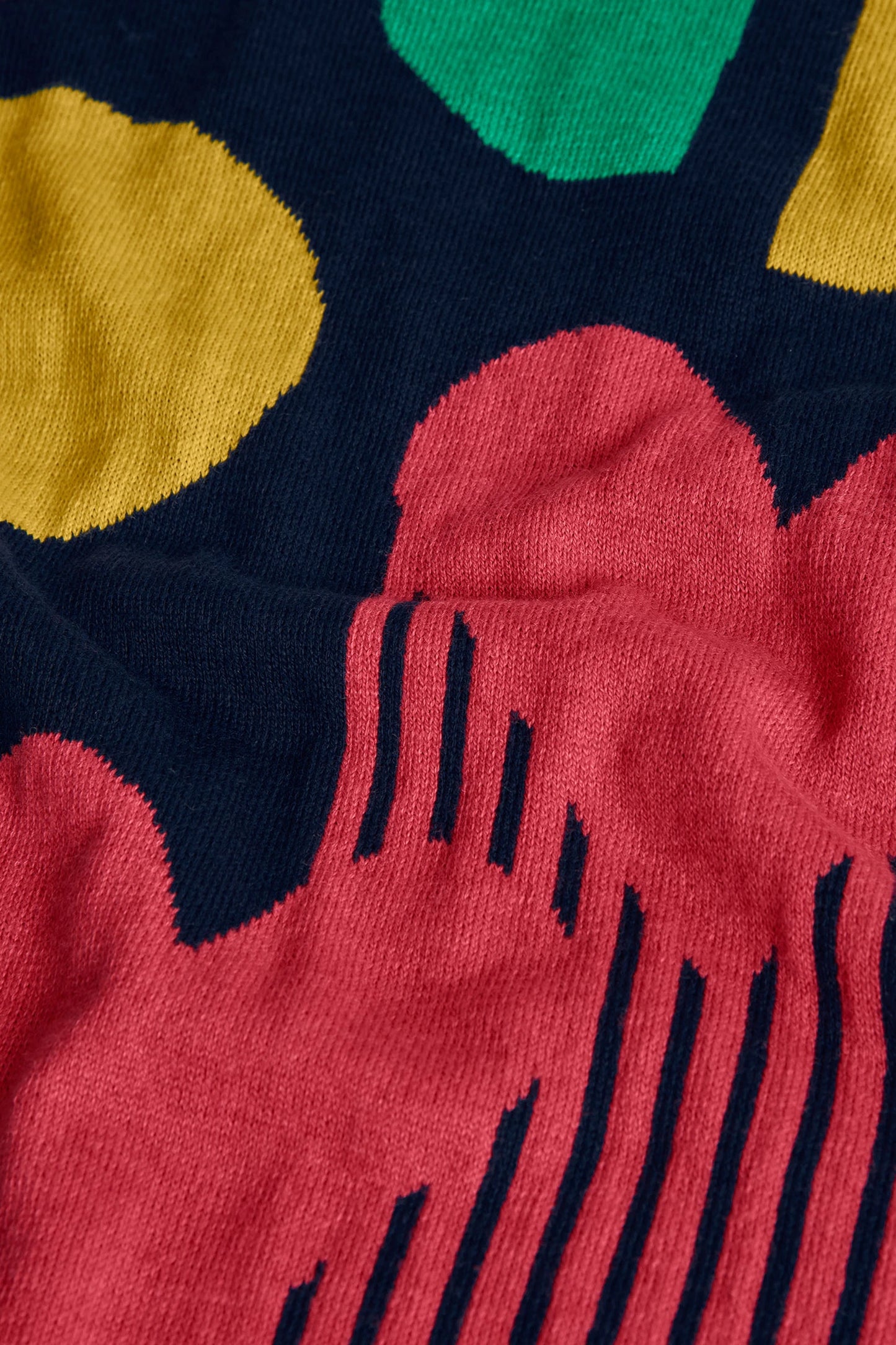 Vestito in maglia geometria