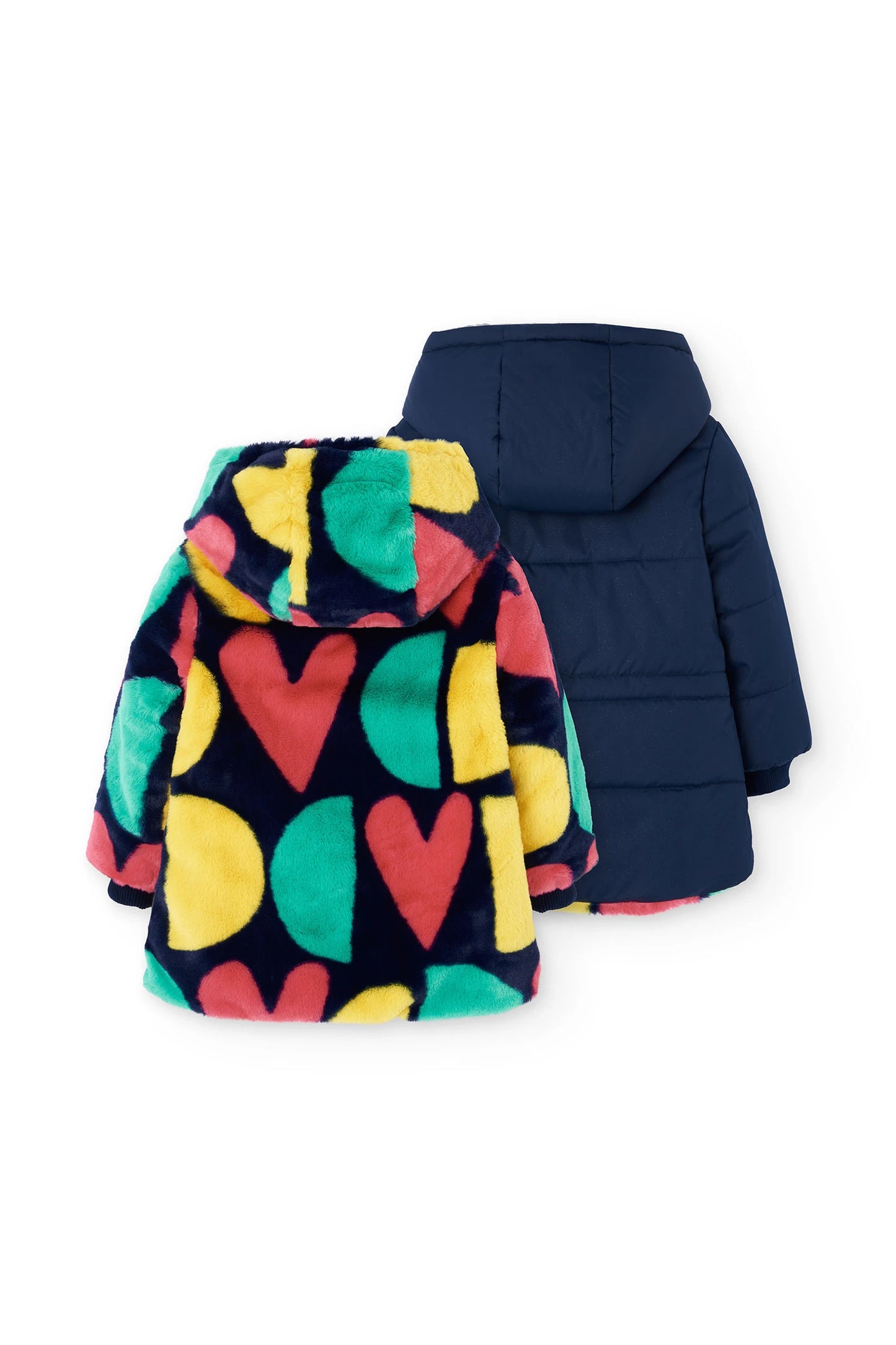 Giacca reversibile geometria