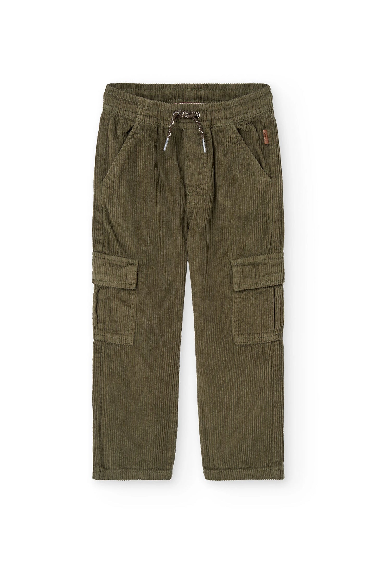 Pantaloni cargo in velluto