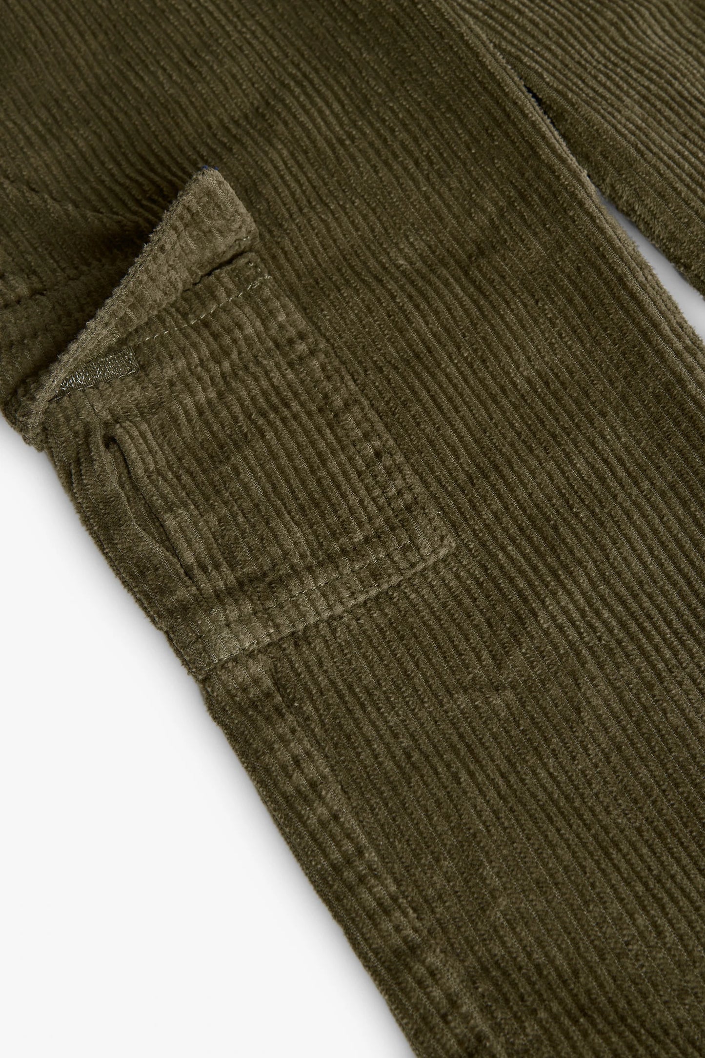 Pantaloni cargo in velluto