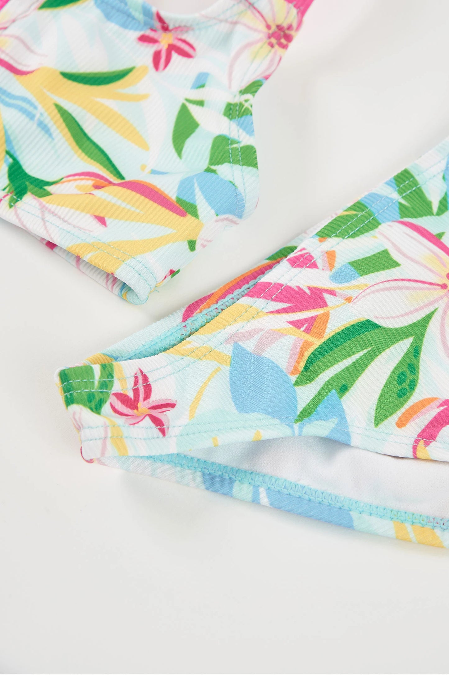 Costume due pezzi a fiori